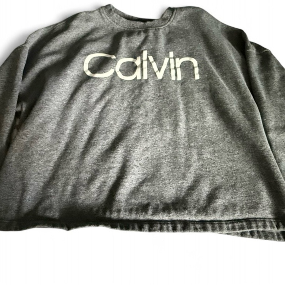 Calvin Klein Charcoal Gray Top
